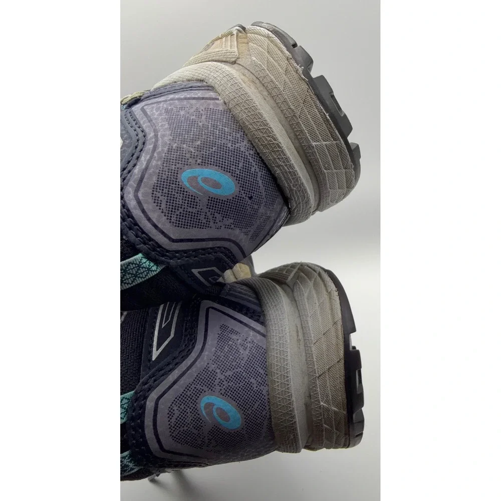 Asics Gel-Venture 7 Trail Running Shoes Womens 6.5 Wide Navy Blue Good 1012A477